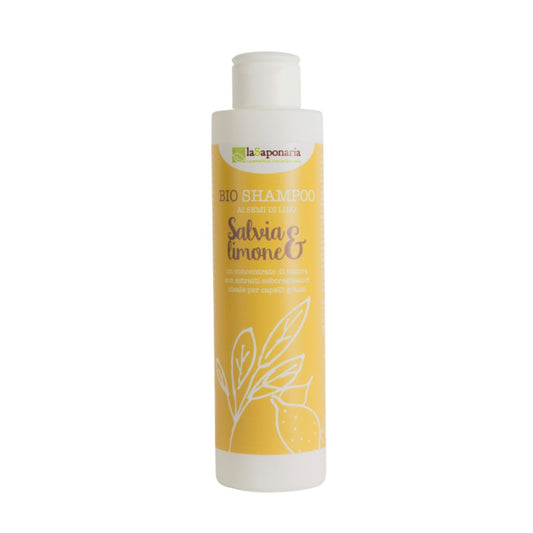 Champô Orgânico de Sálvia e Limão La Saponaria 200ml