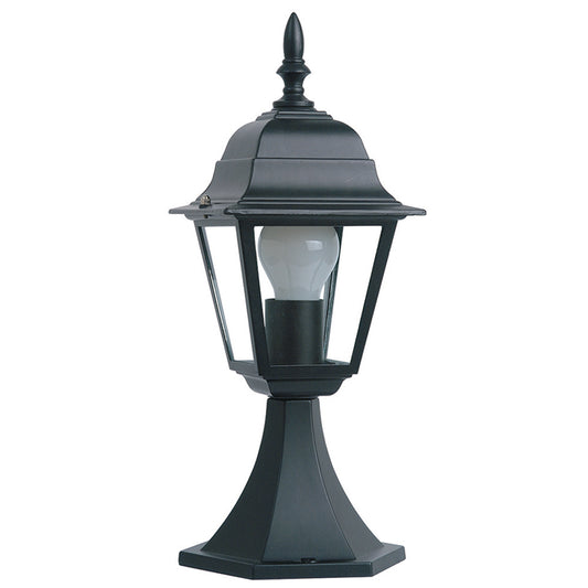 Farola Sobremuro Colorado Negro Luxform_0