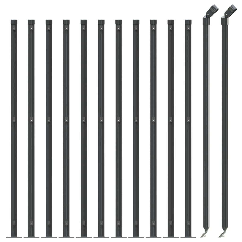 Cerca De Alambre Con Brida Gris Antracita 0,8x25 M / Vetonek_4