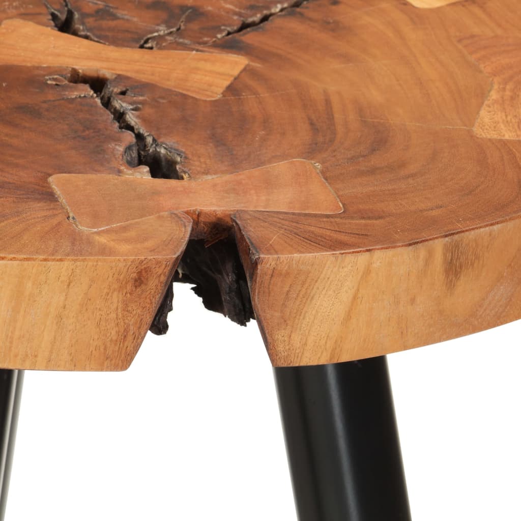 Mesa Alta De Troncos Madera Maciza De Acacia Ø53x105 Cm_3