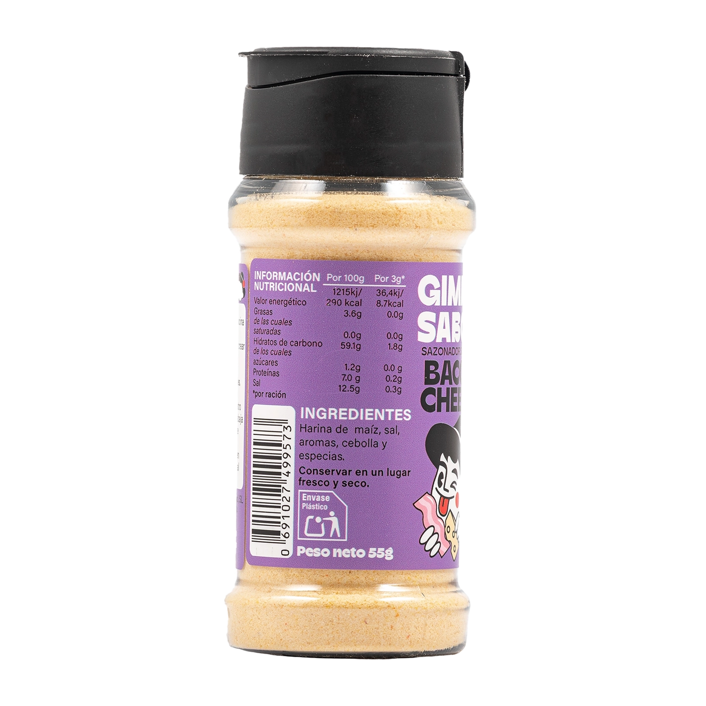 Sazonador vegetal sabor bacon cheese_1