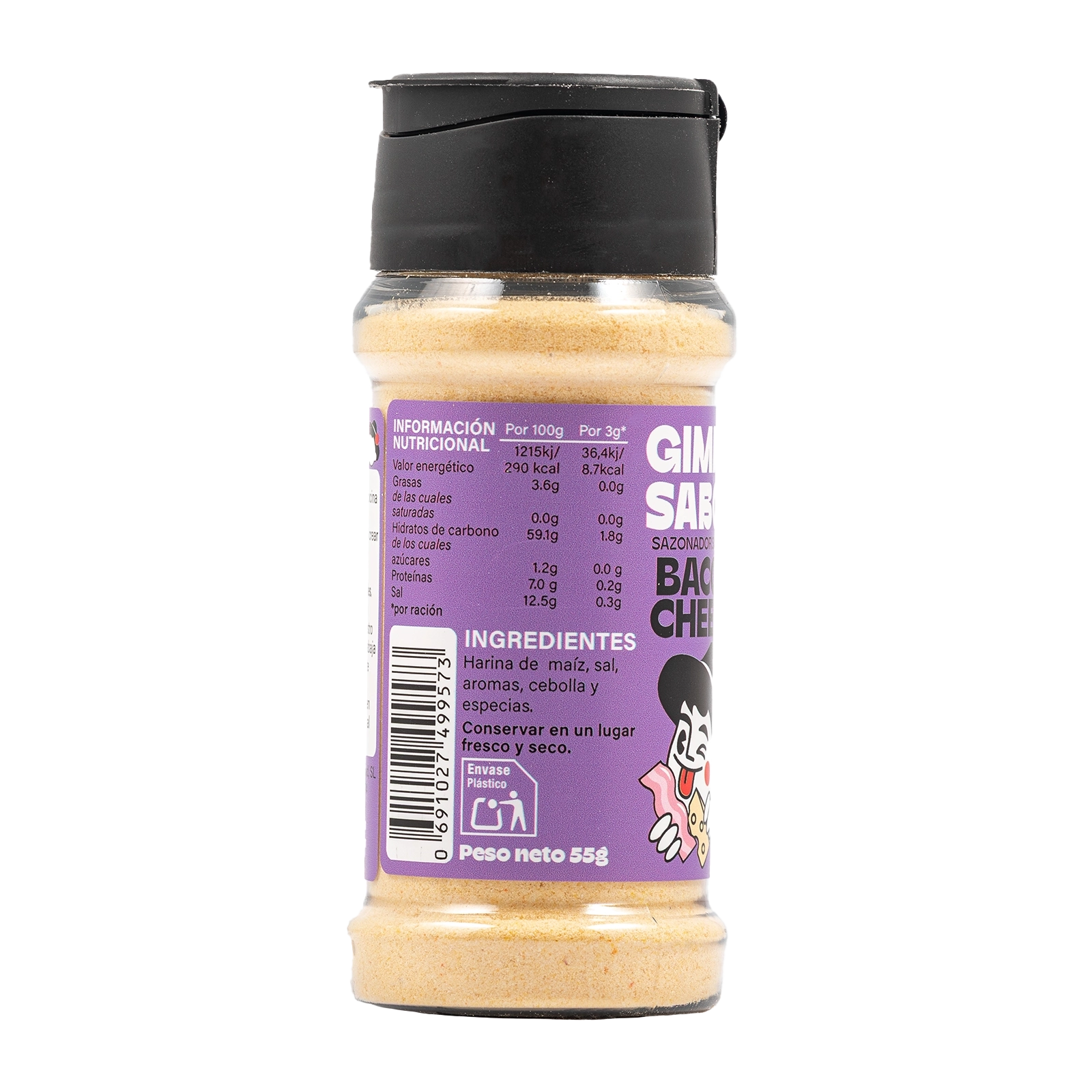 Sazonador vegetal sabor bacon cheese_1