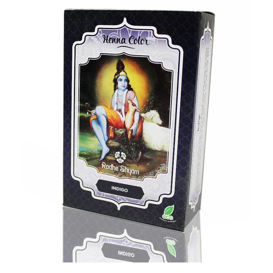 Henna em pó índigo Radhe Shyam 100 g