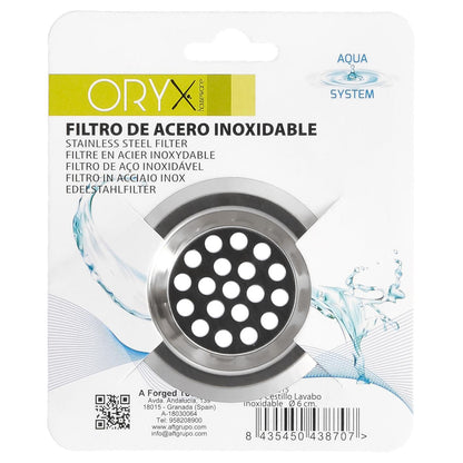 Filtro Cestillo Para Lavabo / Fregadero Inoxidable 6 Cm._2