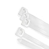 Brida Nylon 100%. Color Blanco / Natural 4,5 X 280 Mm. 100 Piezas. Abrazadera Plastico, Organizador Cables, Alta Resistencia