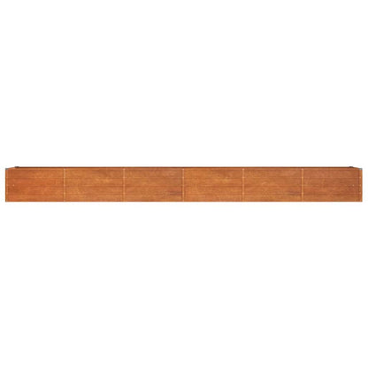 Arriate Oxidado De Acero Corten 480x80x45 Cm_3