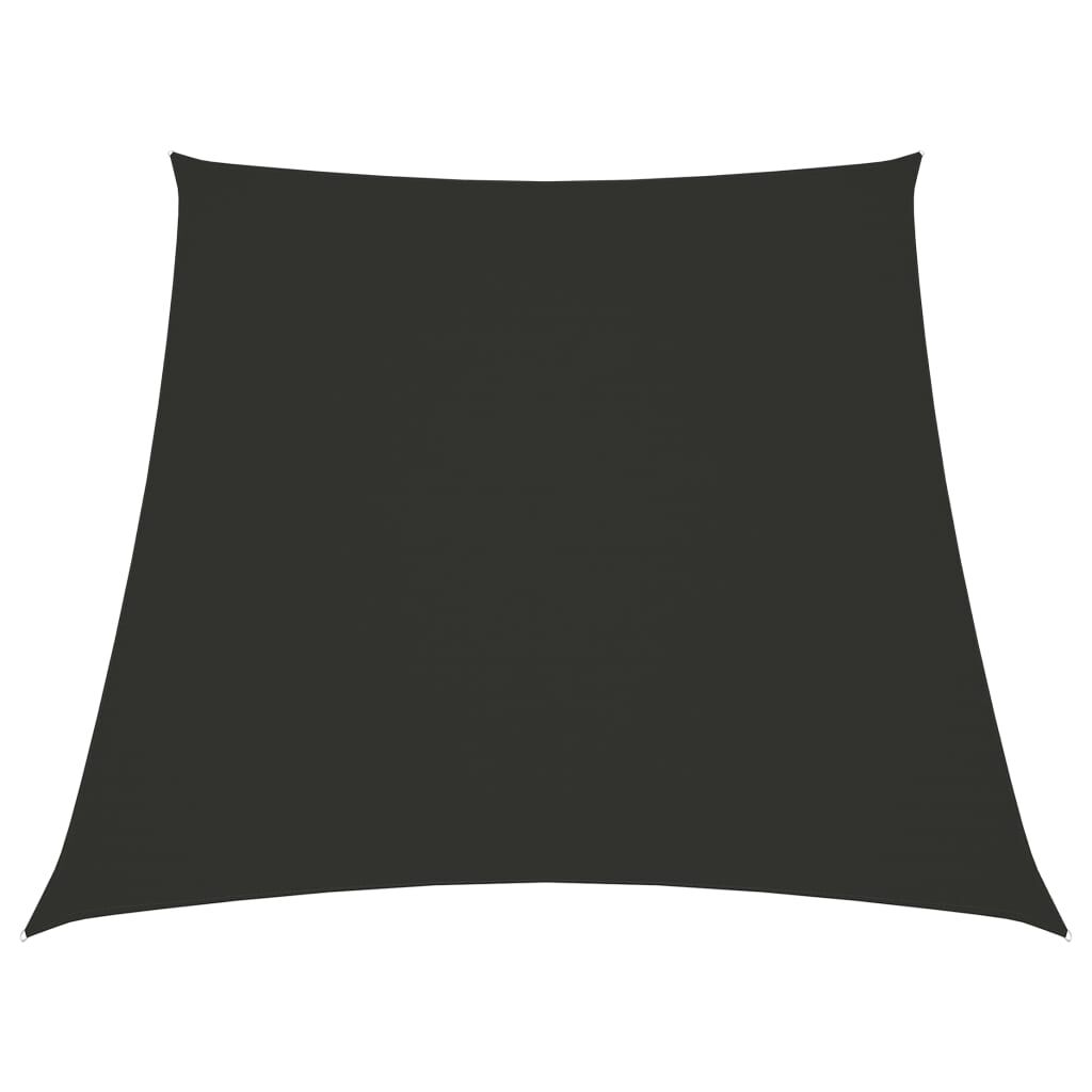 Vidaxl Toldo De Vela Trapezoidal De Tela Oxford Gris Antracita 3/5x4 M_0
