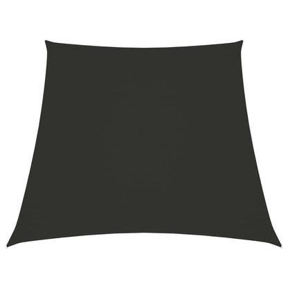 Vidaxl Toldo De Vela Trapezoidal De Tela Oxford Gris Antracita 3/5x4 M_0