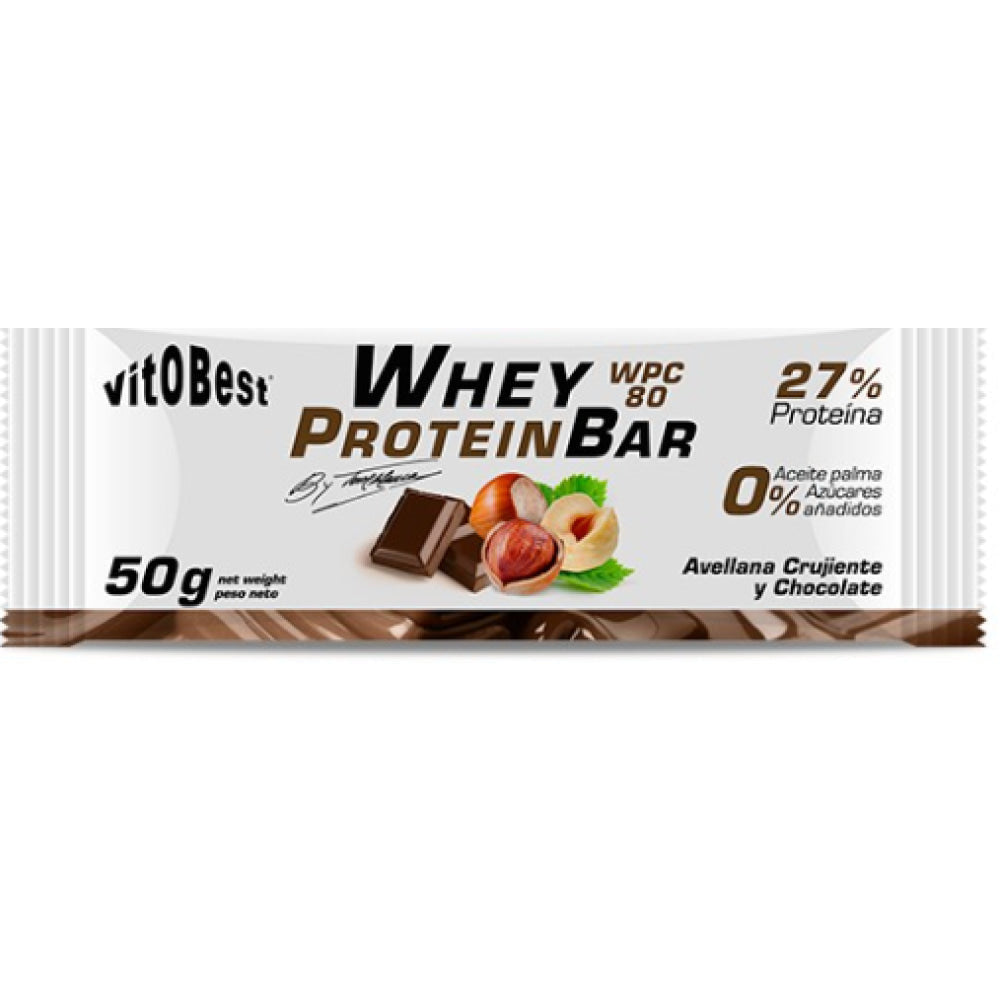 Whey Protein Bar Torreblanca 50 Gr Chocolate Con Avellanas_0