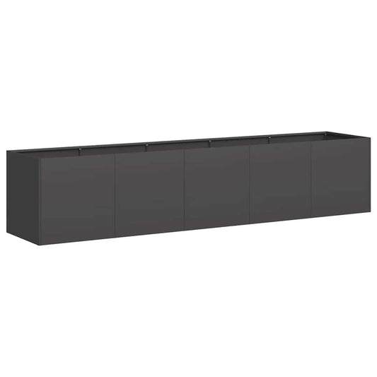 Jardinera Negra 200x40x40 Cm Acero Laminado En Frío_0