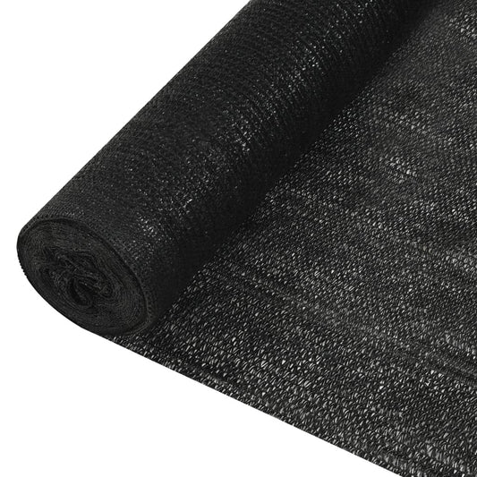 Vidaxl Red De Privacidad Hdpe Negro 1x10 M 150 G/m²_0