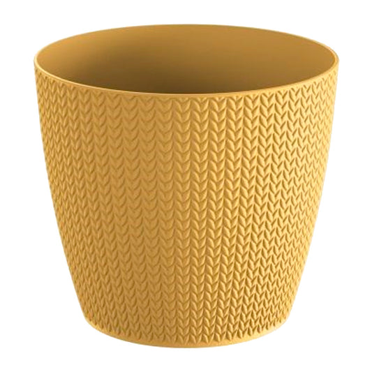 Maceta Wheaty 5,4l., Dimensiones (mm) 218x218x193, Color Mostaza_0