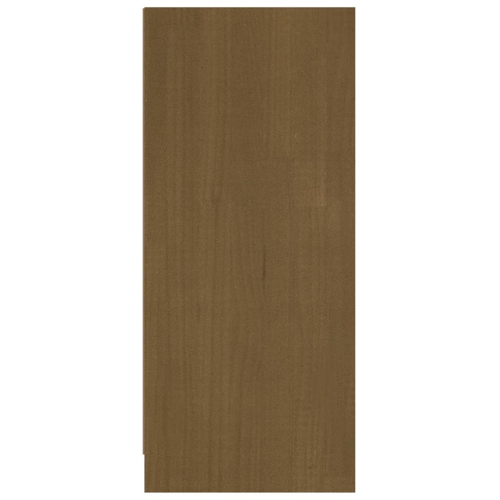 Aparador Madera Maciza De Pino Marrón Miel 70x33x76 Cm / Vetonek_0