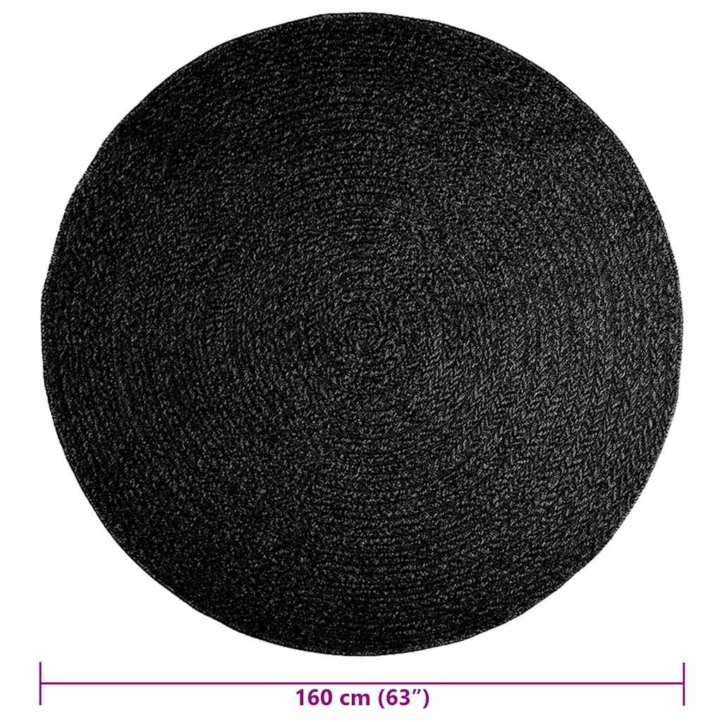 Vidaxl Alfombra Zizur Apariencia Yute Interior Exterior Antracita_2