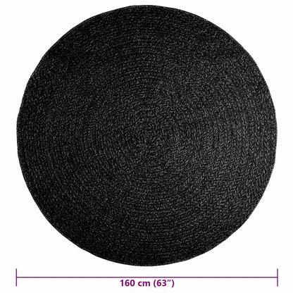 Vidaxl Alfombra Zizur Apariencia Yute Interior Exterior Antracita_2