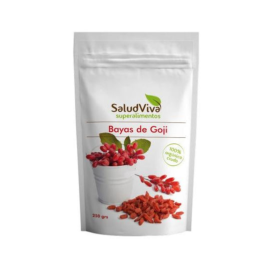 Bagas de goji biológicas inteiras 250 g, Salud Viva