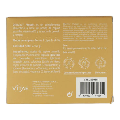 Oliovita Protect Vitae 30 Cápsulas