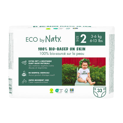 Fralda Nº 2 3-6 kg Naty 33 Unidades