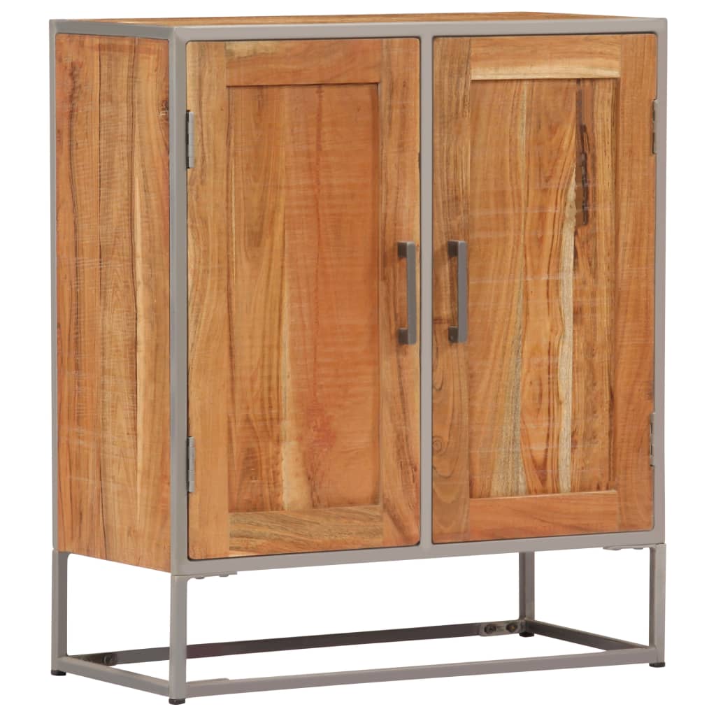 Aparador De Madera Maciza De Acacia 65x30x75 Cm_0