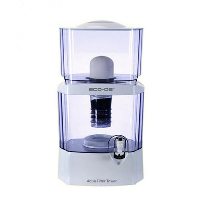 Torre de filtro Aqua ECO-DE®, dispensador purificador de água sem BPA