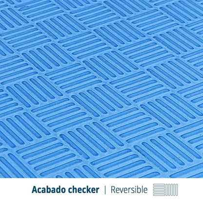 Artatami® Tatami Puzzle 1x1x20 mm Negro - Azul Pack Ahorro【16 Unidades】Gimnasios - Fitness - Pilates - Yoga_3