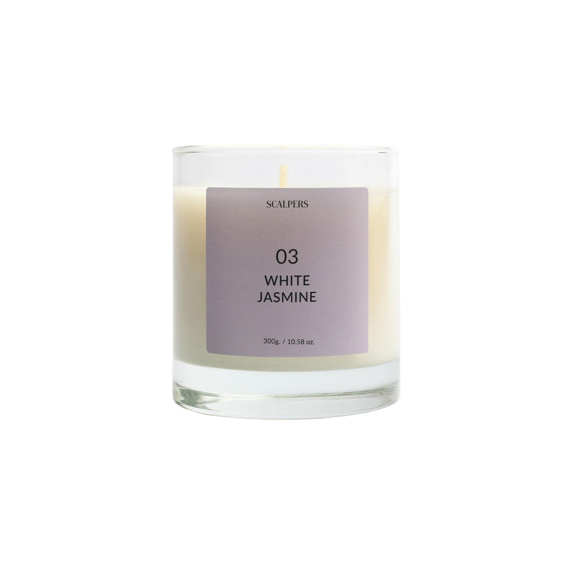 Vela Aromática 300gr Jazmín Blanco Scalpers_0