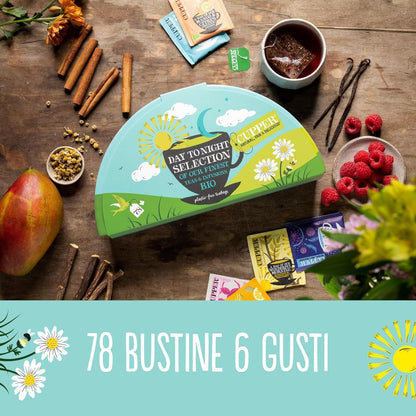 Caixa de oferta com 78 saquetas para infusões e chás Bio Cupper
