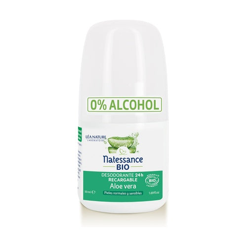 Desodorizante recarregável Natessance aloe vera 50 ml