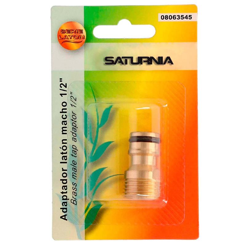 Adaptador Manguera Laton 1/2 Macho
