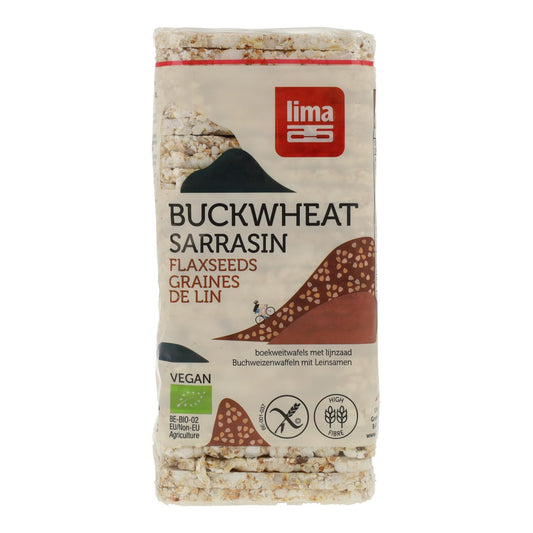 Panquecas finas de trigo sarraceno e linhaça Lima 130 g