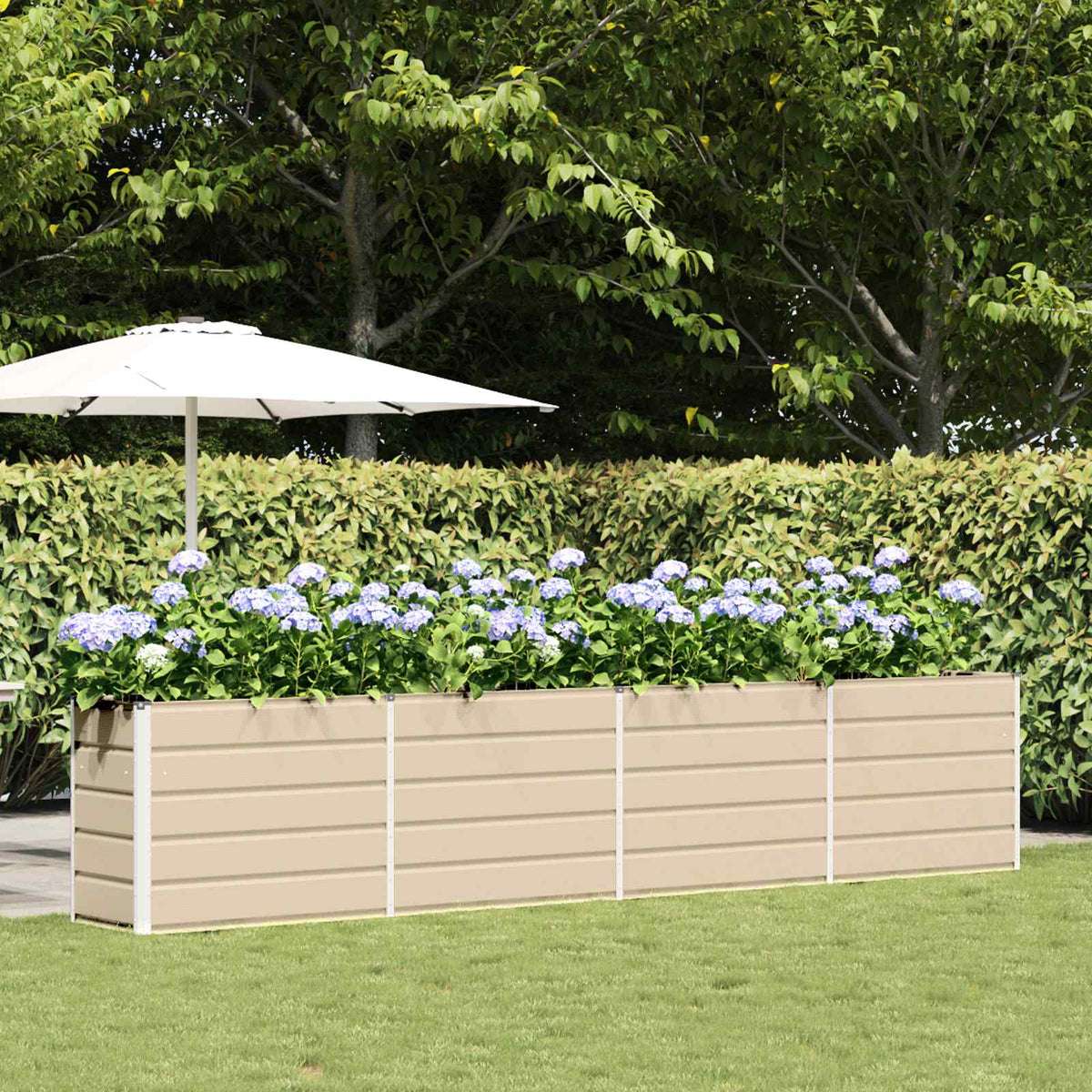Jardinera Marfil 385 X 50 X 75 Cm Acero Galvanizado_1