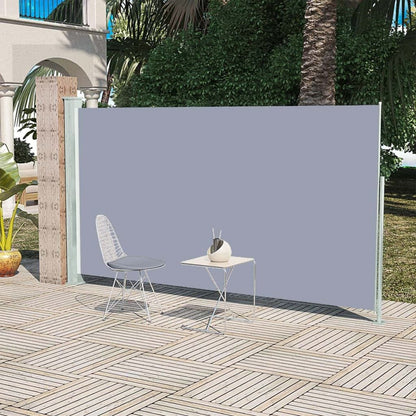 Vidaxl Toldo Lateral Retráctil De Jardín Gris160x300 Cm_1