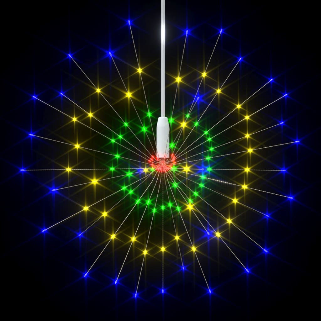 Vidaxl Luces De Petardo De Navidad Exterior 2 Uds Multicolor 280 Leds_3