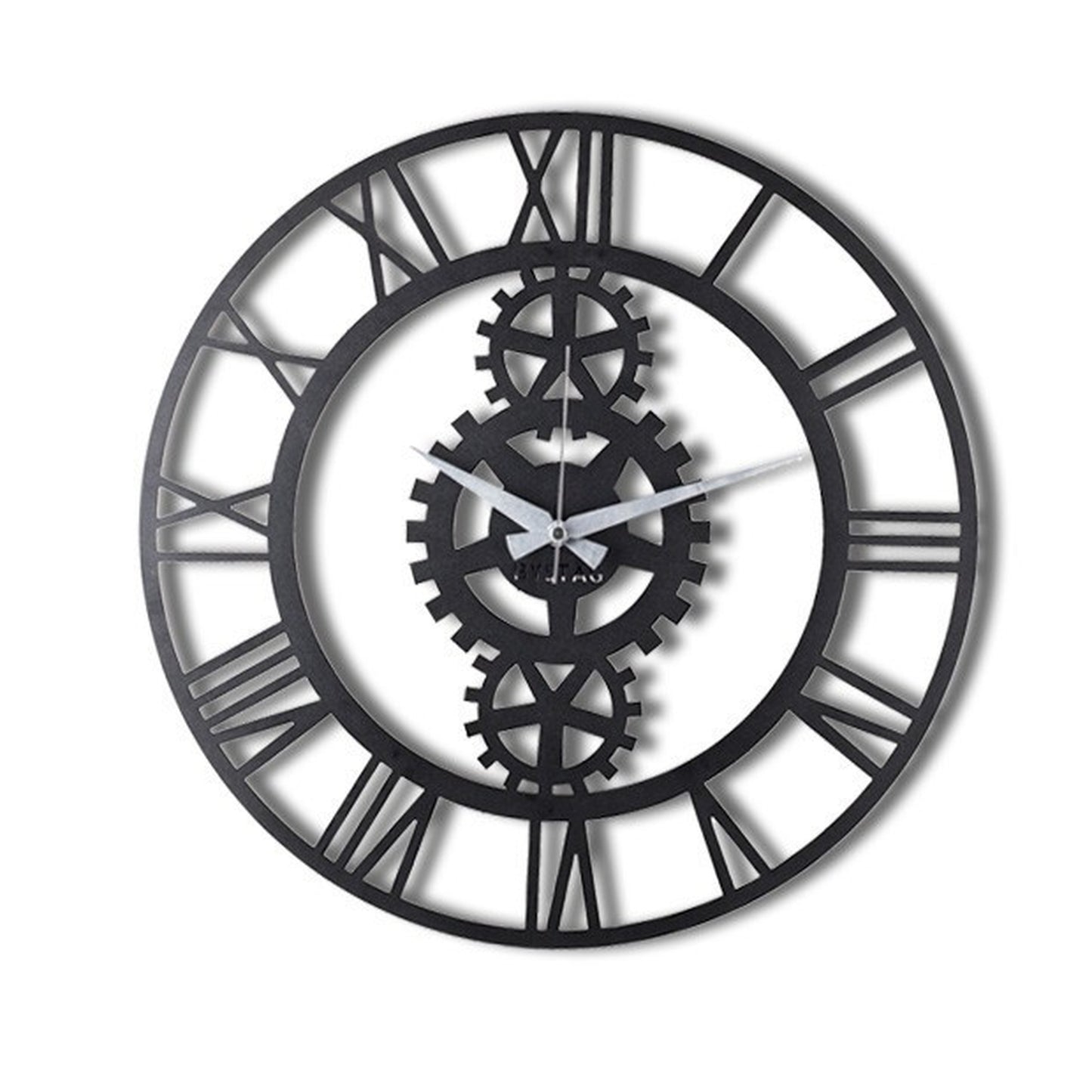 Reloj De Pared Metal Engranajes 50x50_0