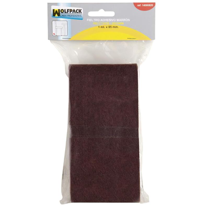 Fieltro Adhesivo 1m. X 85 Mm. Blister Marrón