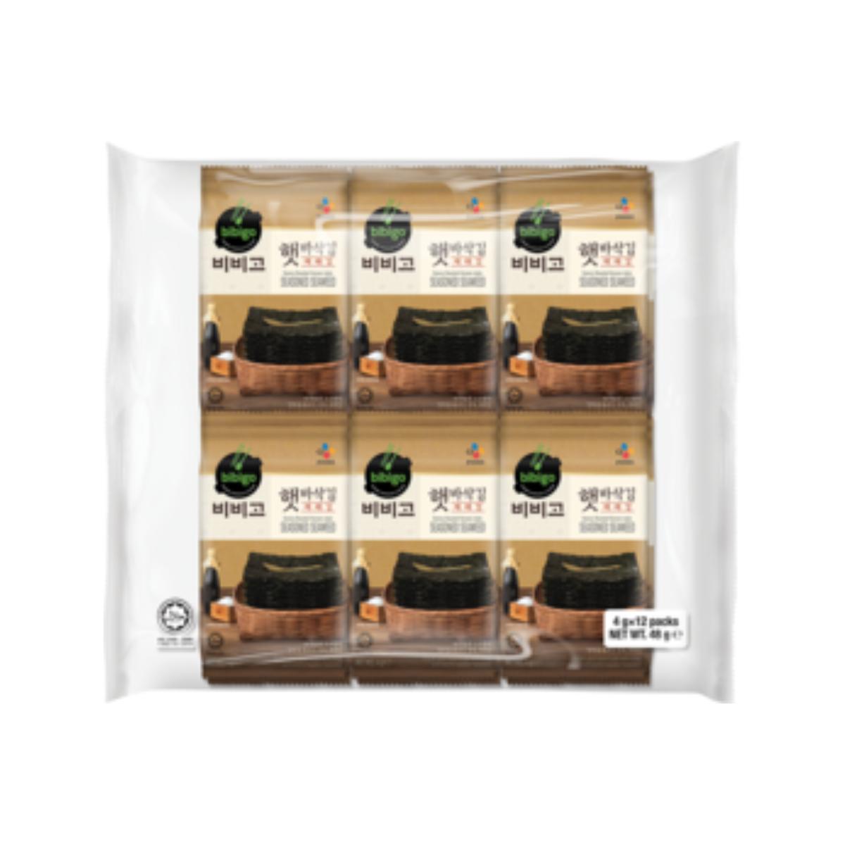 Alga marinha torrada crocante Bibigo (Jaerae) 48g