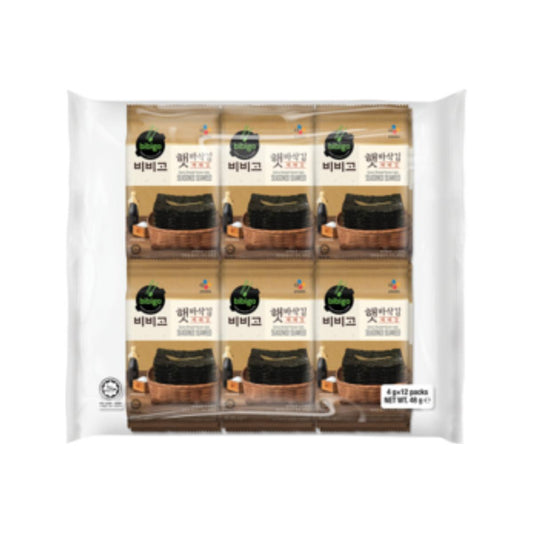 Alga marinha torrada crocante Bibigo (Jaerae) 48g