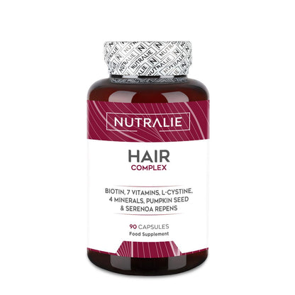 Nutralie Hair Complex + Biotina e Zinco Vitaminas para o Cabelo 90 cápsulas