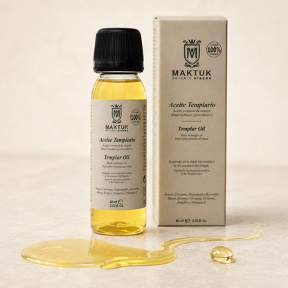 Aceite De Masaje Deportivo Templario Maktuk 60 Ml_1