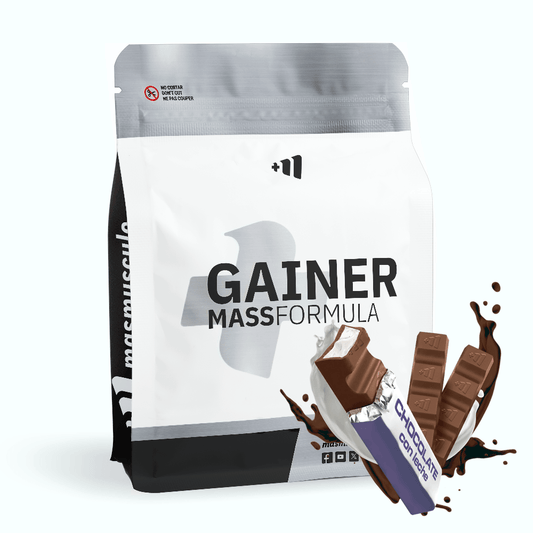 Gainer Mass Formula - 3 Kg - Chocolate Con Leche - Aumenta La Masa Muscular - Masmusculo_0