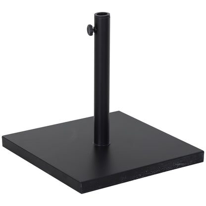 Outsunny Base Para Sombrillas De Terraza Con Rueda Para Ajustar Metal 45x45x39cm_0