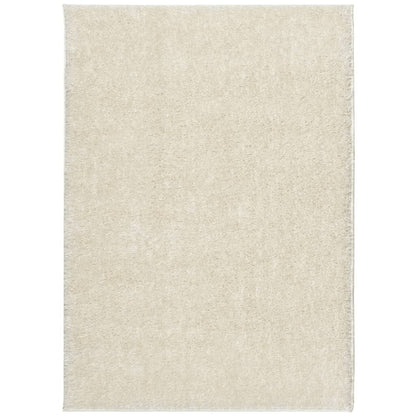 Vidaxl Alfombra Pelo Largo Aspecto Brillante Istan Crema 240x340 Cm_0