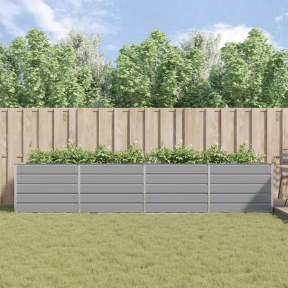 Jardinera Gris Claro 385 X 100 X 75 Cm Acero Galvanizado_3