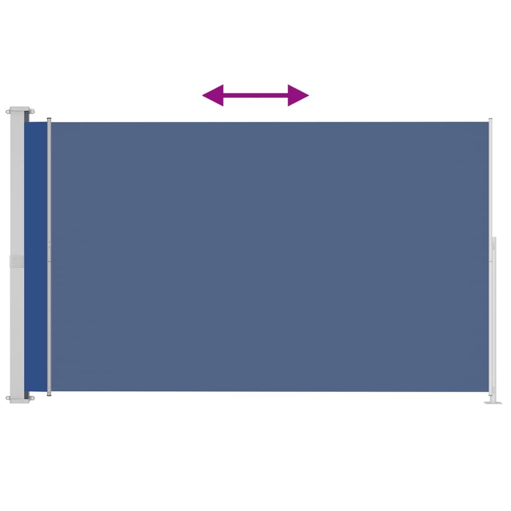 Vidaxl Toldo Lateral Retráctil Para Patio Azul 220x300 Cm_4