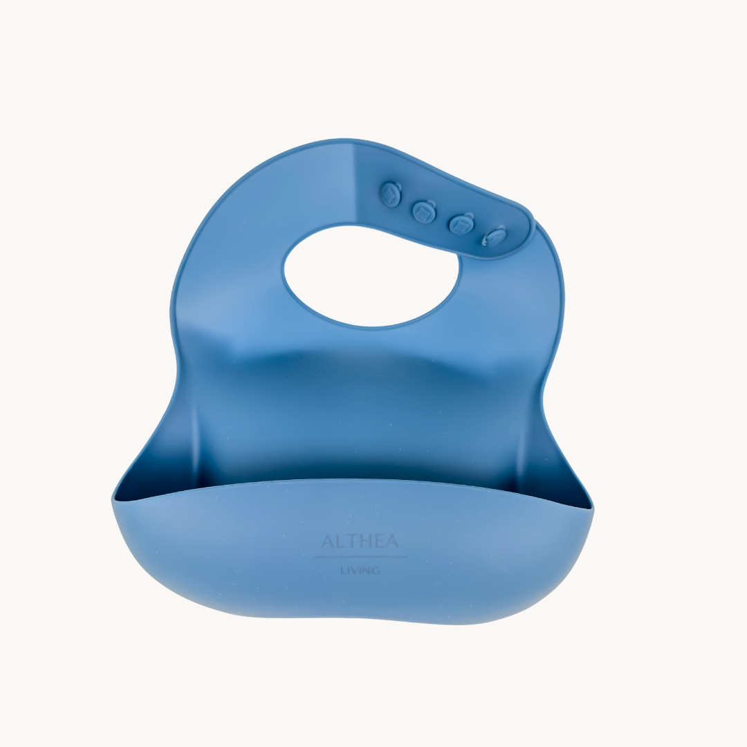 Vajilla De Silicona Orgánica - 8 Piezas - Azul Marino.