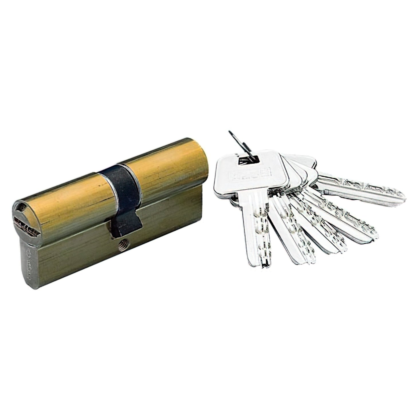 Cilindro Yale Seguridad Hs-7 30x30/r15,0 Latonado_0