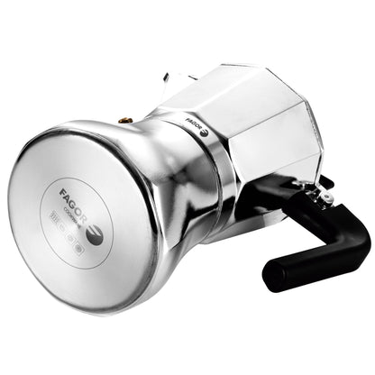 Cafetera Italiana Inducción 6 Tazas Café, Aluminio, Todo Tipo Cocinas, Vitrocerámica, Gas Fagor 81cffgacu06 Plata_4