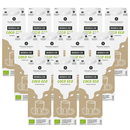 Pack de 12 Bebidas de Coco Eco Planeta Huerto 1L