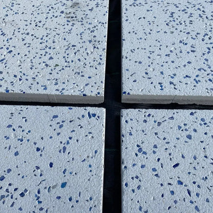 Losa Cuadrada 75x75 Cm | Recycla / Unidad / 75x75x5 Cm. / Blanco + Vidrio Azul_5