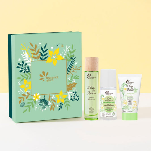 Cofre Eau Des Délices Verbena & Bergamota (perfume 50ml - Gel 50ml - Desodorante 50ml) - Día de la Madre_0
